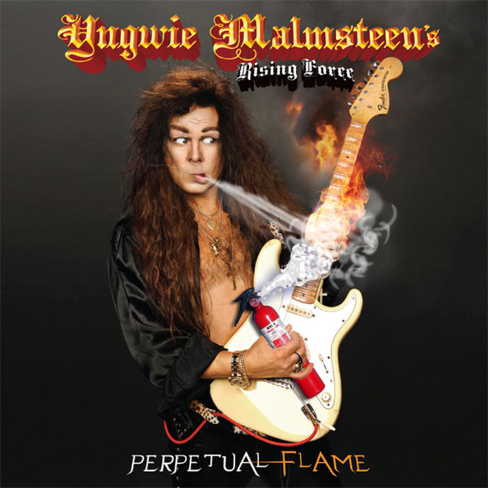 Album cover parody of Perpetual Flame by Yngwie Malmsteen